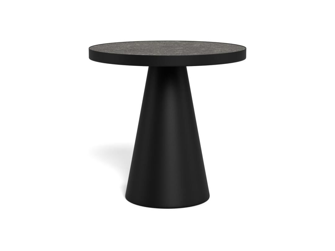 Salontafel Zwart 45 CM Rond Keramiek - Afbeelding 4