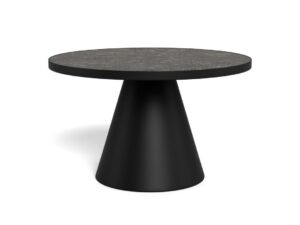 Salontafel Zwart 40 CM Rond Keramiek  Compact