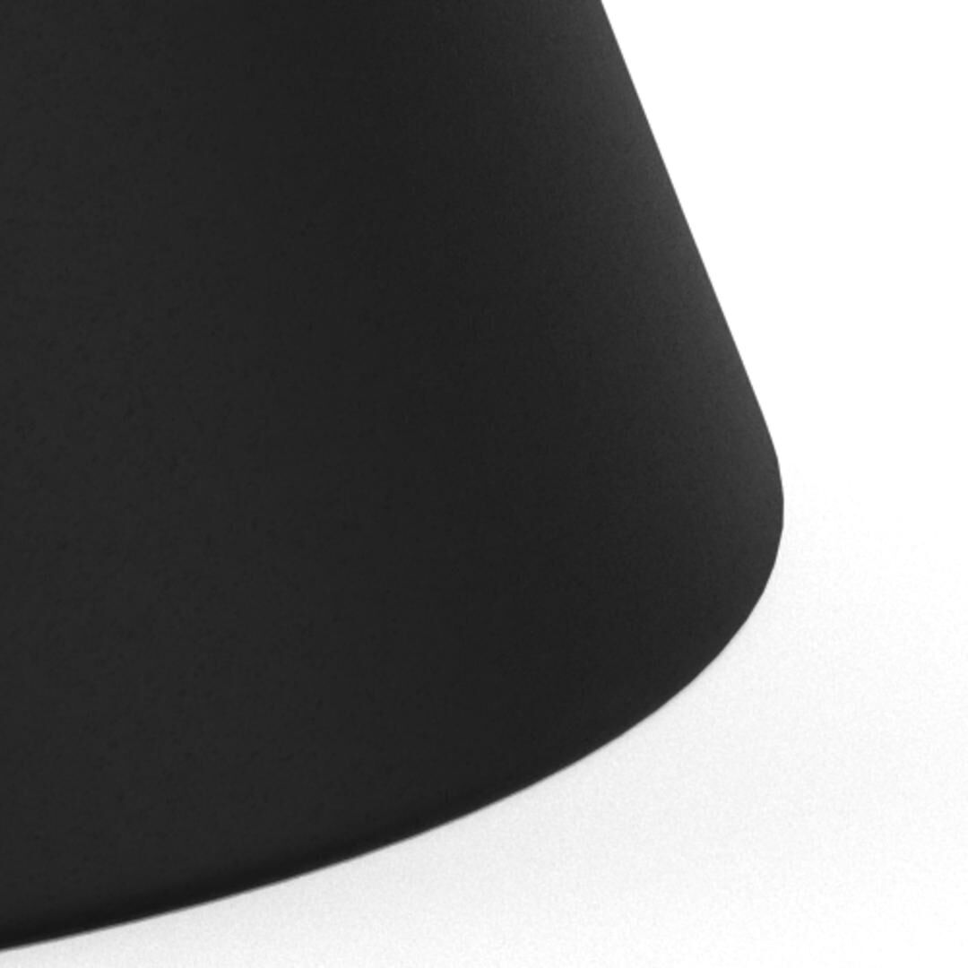 Salontafel Zwart 40 CM Rond Keramiek Glas - Afbeelding 8