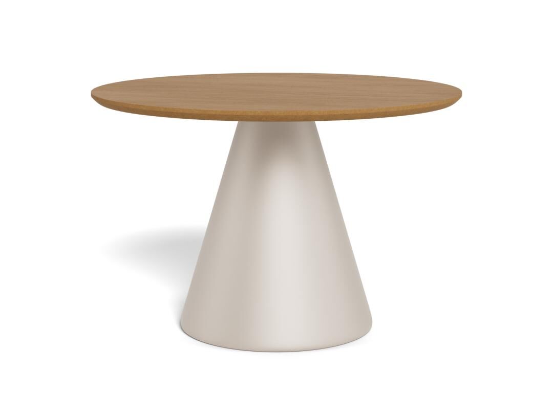 Salontafel Roest 65 CM Rond Eikenfineer - Afbeelding 3