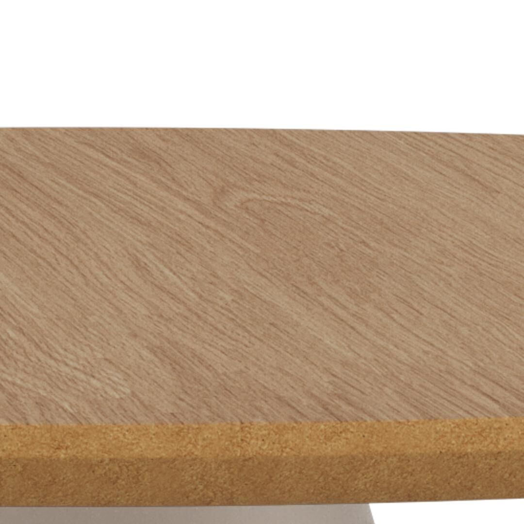 Salontafel Roest 65 CM Rond Eikenfineer - Afbeelding 7