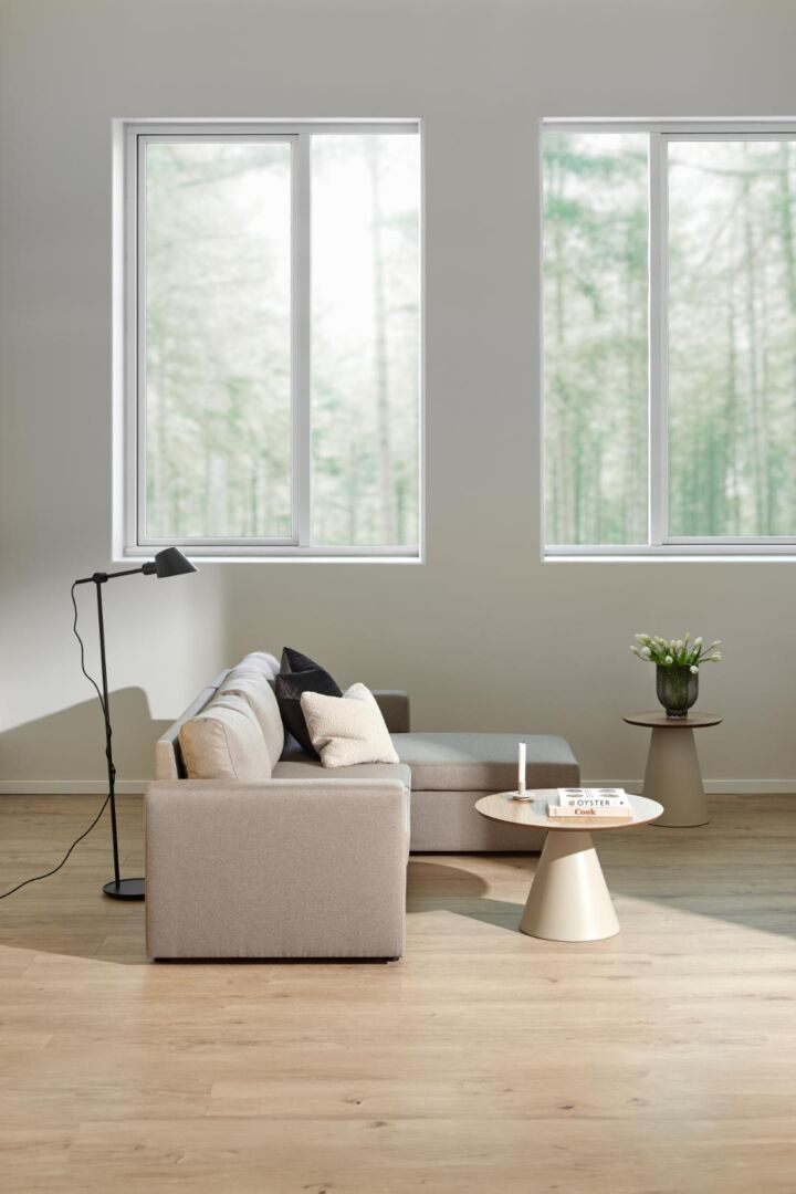 Salontafel Roest 65 CM Rond Eikenfineer - Afbeelding 9