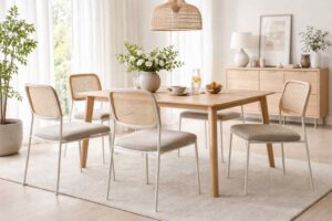 Luchtige eetkamerstoelen