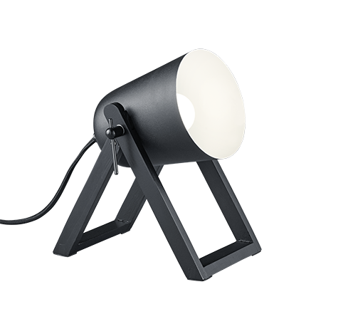 REALITY Tafellamp MARC: Zwarte tafellamp in spotlight design