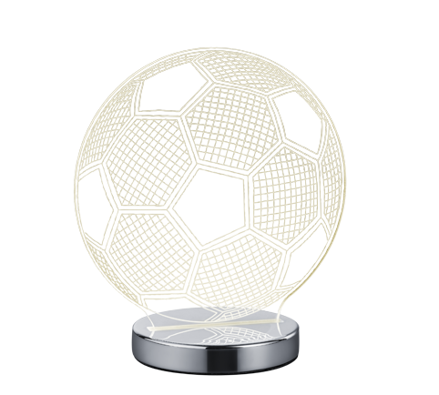 REALITY Tafellamp BALL: Voetbalvormige tafellamp voor sfeervolle verlichting.