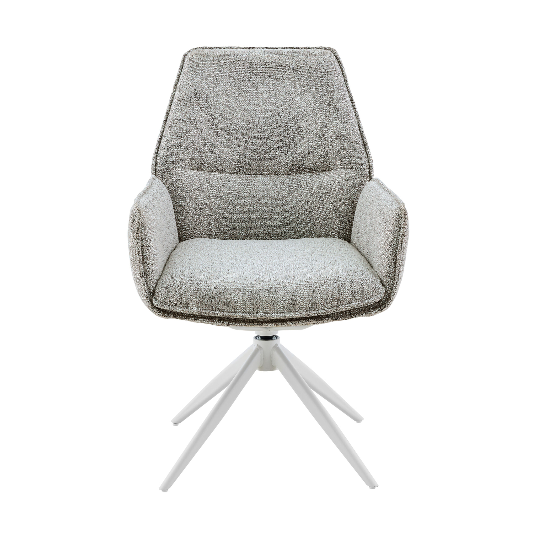 Eetkamerstoel Dunnek beige metaal - Afbeelding 2