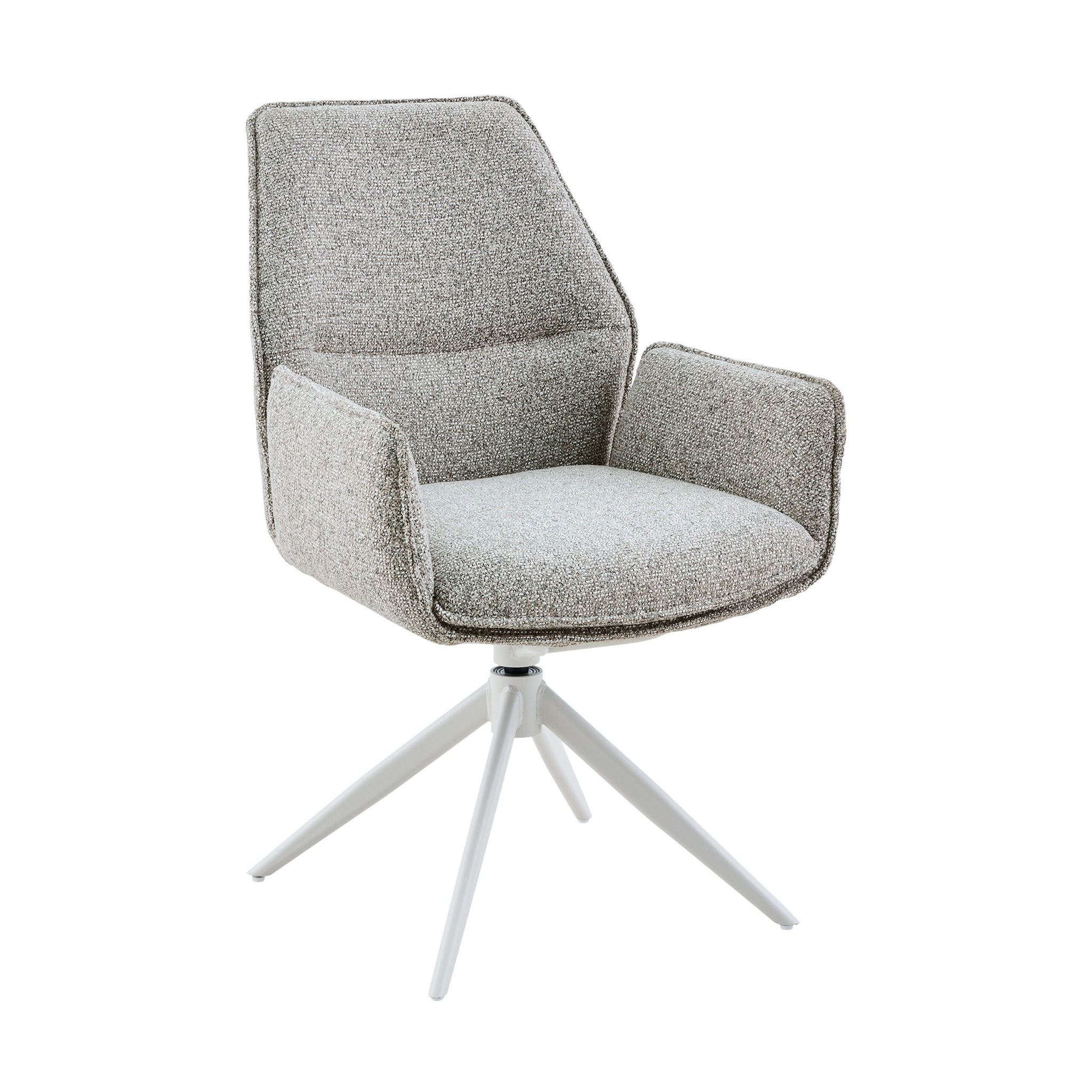 Eetkamerstoel Dunnek beige metaal - Afbeelding 3