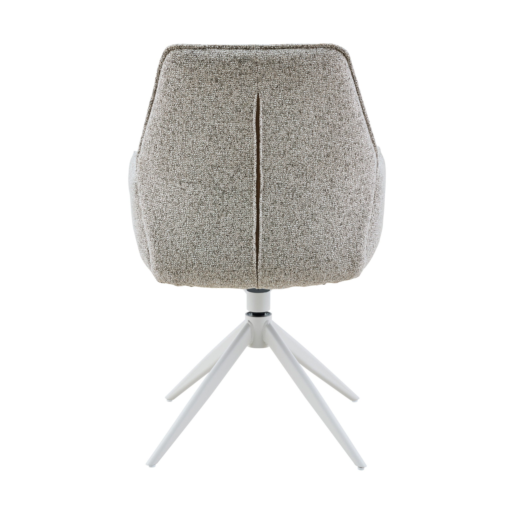 Eetkamerstoel Dunnek beige metaal - Afbeelding 6