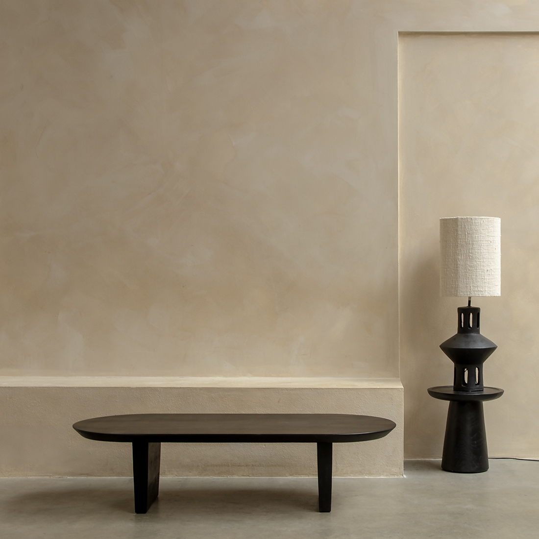 Bijzettafel Sliermos Teak - Afbeelding 7