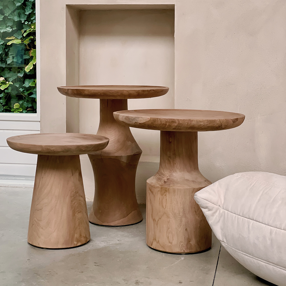 Bijzettafel Klaurnel Teak - Afbeelding 5