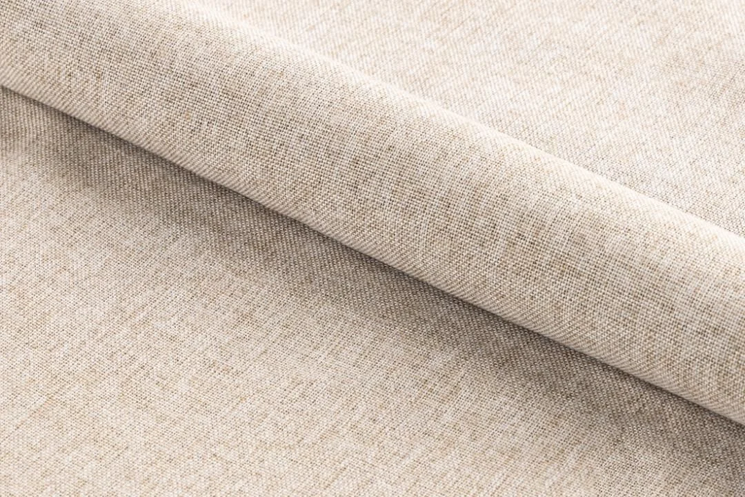 Beige geweven stof, gebruikt voor Celia eetkamerstoel (set van 4).