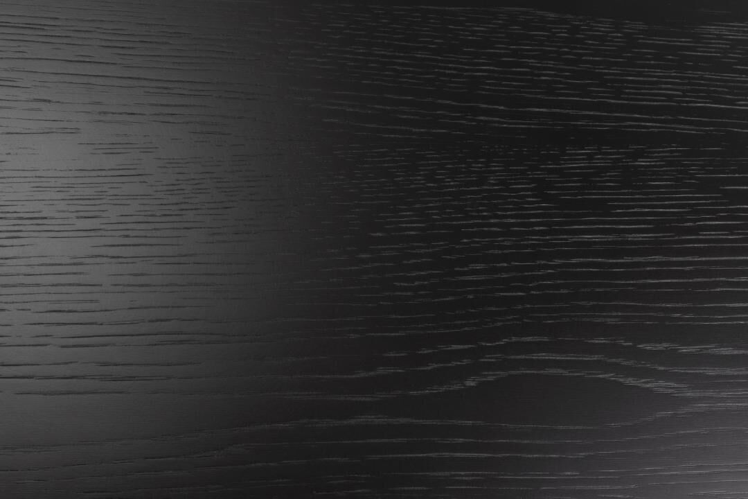 Zwart houtnerf detail, mogelijk van een Roxby eetkamerstoel (set van 2).