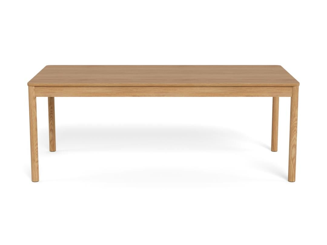 Eettafel Nieuwe Sfeer 100 x 75 CM Rond Eikenhout - Afbeelding 2