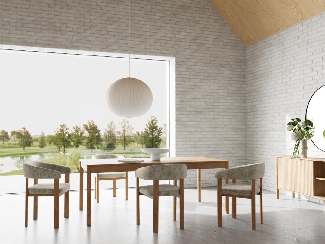 Eettafel Nieuwe Sfeer 100 x 75 CM Rond Eikenhout - Afbeelding 16