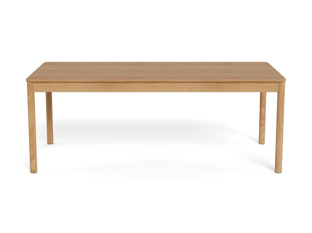 Eettafel Nieuwe Sfeer 100 x 75 CM Rond Eikenhout - Afbeelding 5