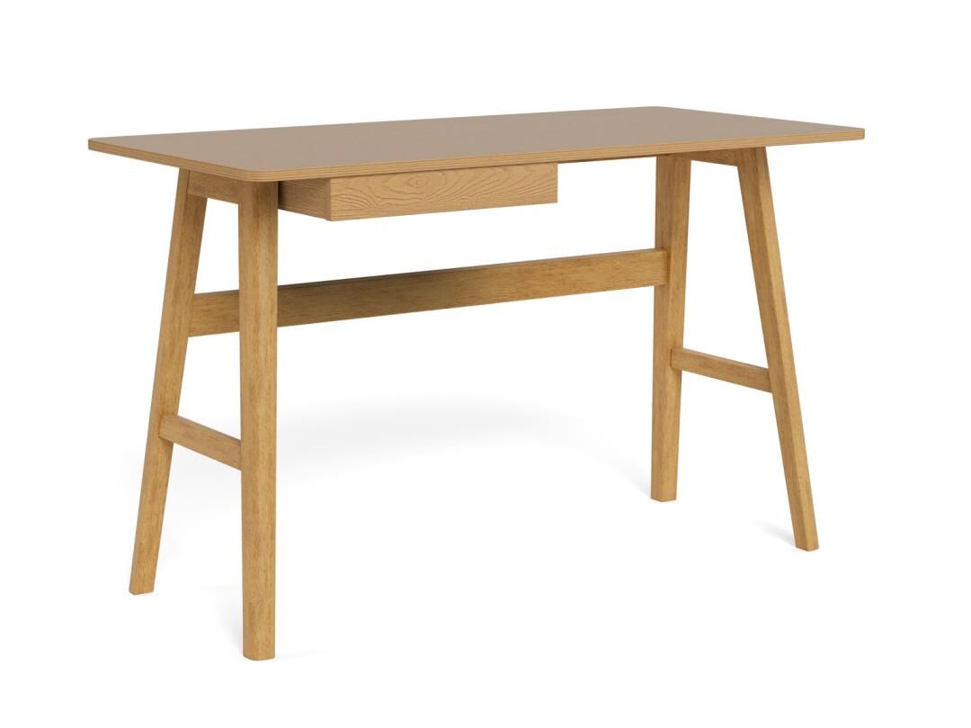 Bureau 120 x 60 Eikenfineer Mat Lade Barnett