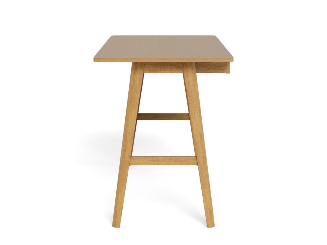 Bureau 120 x 60 Eikenfineer Mat Lade Barnett - Afbeelding 3