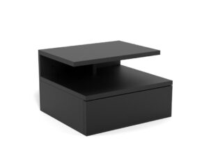 Nachtkastje Zwart MDF Slaapkamer  Minimalistisch
