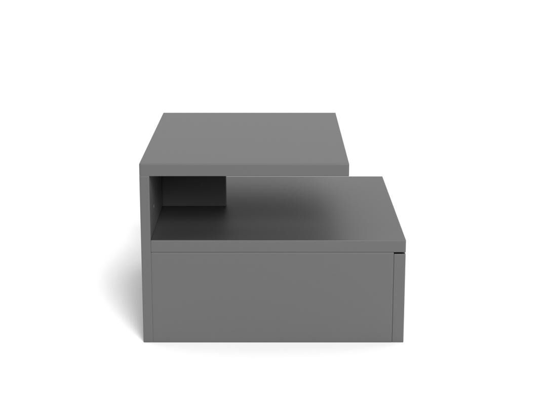 Nachtkastje Grijs MDF Slaapkamer - Afbeelding 3