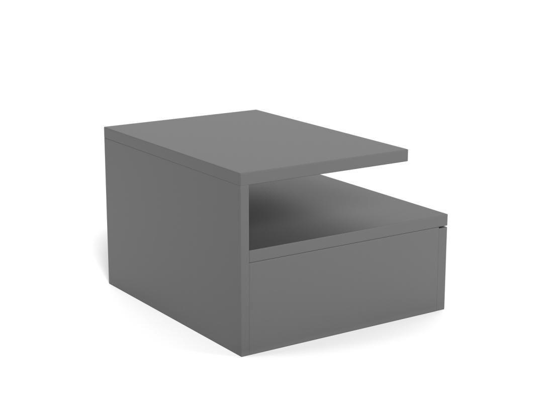 Nachtkastje Grijs MDF Slaapkamer - Afbeelding 4