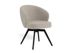 Darlene Eetkamerstoel Met Armleuning –  Beige Juto Stof