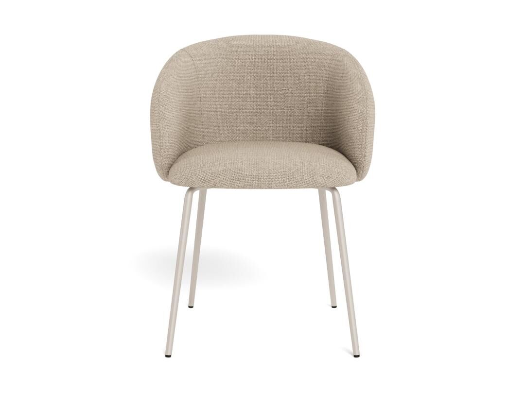 Eleanor Eetkamerstoel Met Armleuning – Wit Eiken Papercord Set 2 - Afbeelding 2