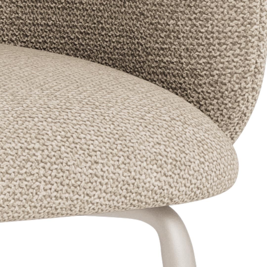 Eleanor Eetkamerstoel Met Armleuning – Wit Eiken Papercord Set 2 - Afbeelding 8