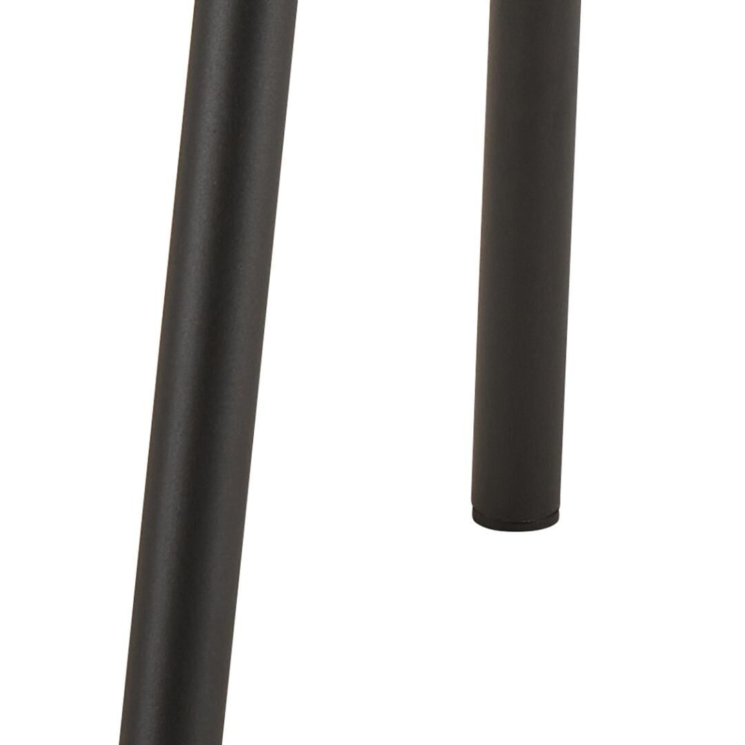 Esra eetkamerstoel poten (set van 2), zwarte metalen poten.