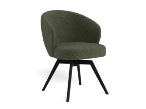 Darlene Eetkamerstoel Met Armleuning –  Groen Draaibaar