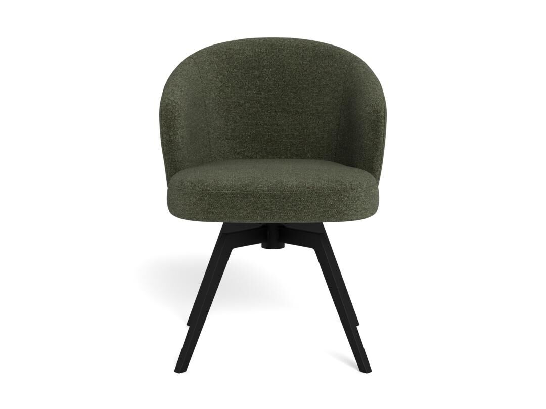 Darlene Eetkamerstoel Met Armleuning – Groen Draaibaar - Afbeelding 2