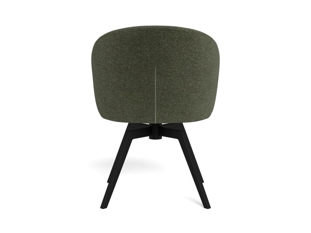 Darlene Eetkamerstoel Met Armleuning – Groen Draaibaar - Afbeelding 5