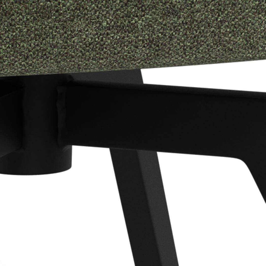 Darlene Eetkamerstoel Met Armleuning – Groen Draaibaar - Afbeelding 6