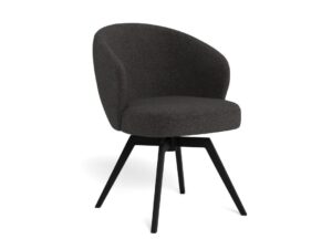 Darlene Eetkamerstoel Met Armleuning –  Antraciet Draaibaar