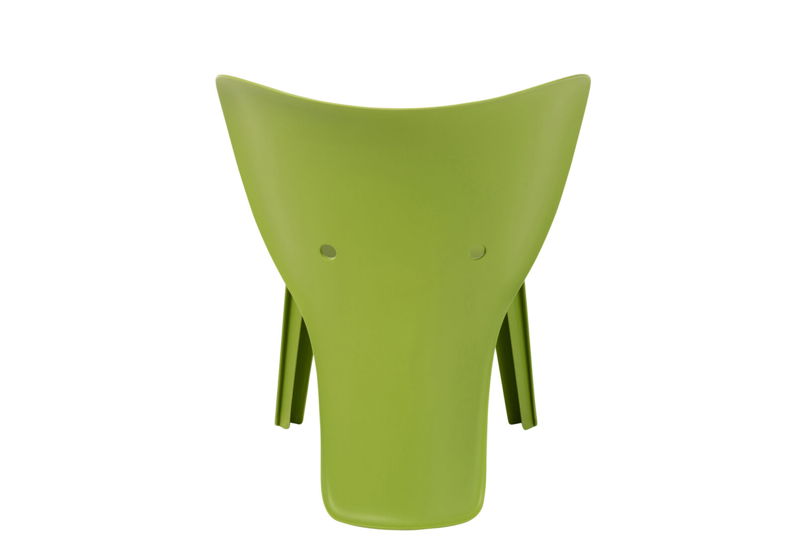 Kinderstoel Olifant Groen Polypropyleen: groene olifantvormige kinderstoel van Nieuwe Sfeer.