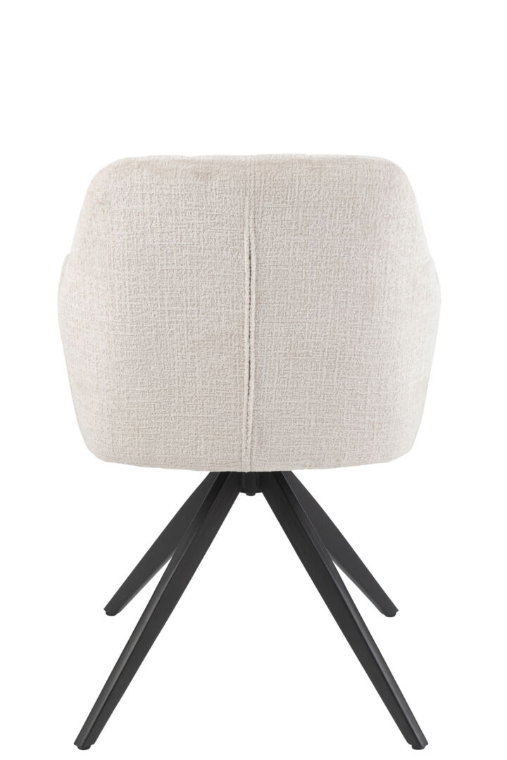 Stoel Louna Metaal Acryl Ivoor | Nieuwe Sfeer - Afbeelding 4