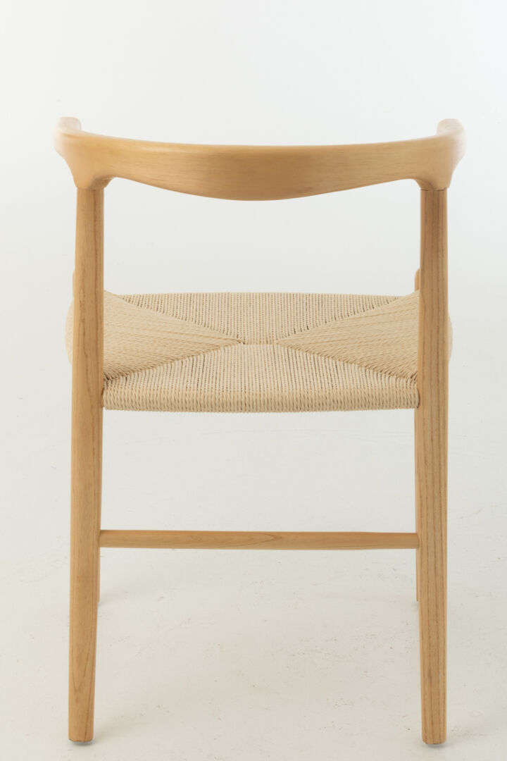 Stoel Toon Beukenhout Touw Naturel: Houten stoel met naturel touw zitting | Nieuwe Sfeer