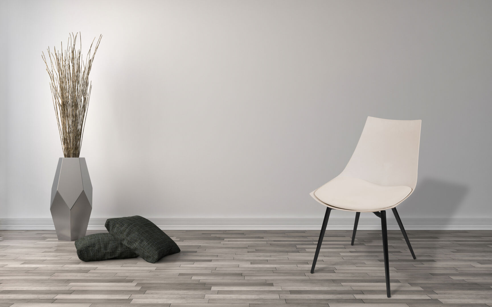 Stoel Dakota Beige Zwart: Moderne stoel in beige met zwart frame, onderdeel van een set van 4 | Nieuwe Sfeer