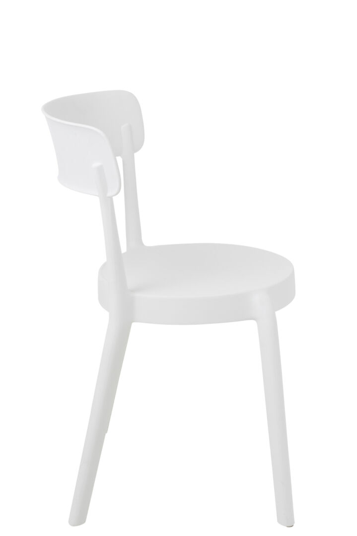 Kurt Eetkamerstoel Polypropyleen Wit: Moderne witte stoel van Nieuwe Sfeer.