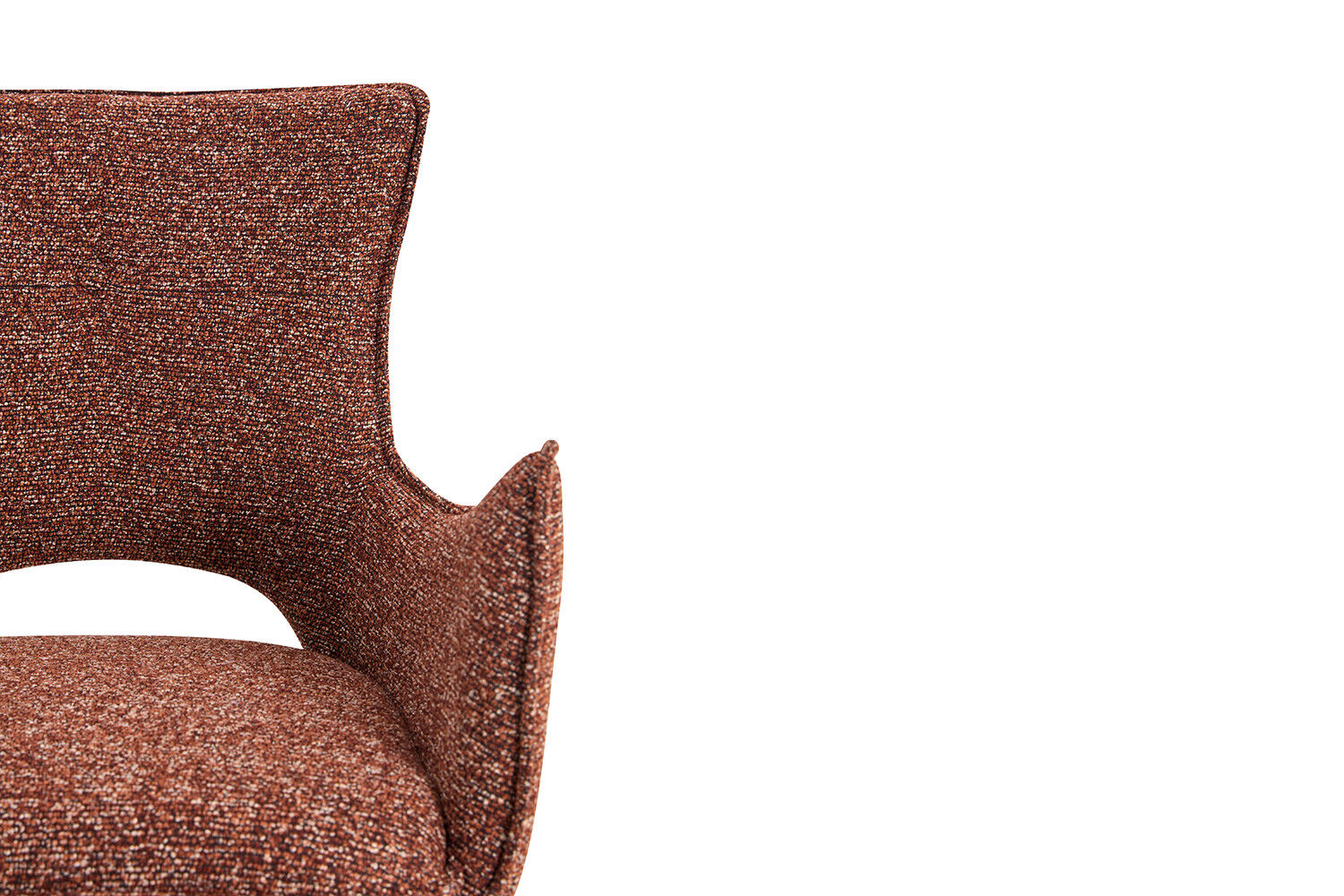 Eetkamerstoel Billy Rood Stof Draaibaar: Rode stoffen eetkamerstoel voor een nieuwe sfeer.