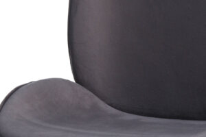 Close-up van Stoel Charlize Grijs Messing. Set van 2 stoelen van Nieuwe Sfeer.