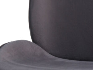 Close-up van Stoel Charlize Grijs Messing. Set van 2 stoelen van Nieuwe Sfeer.