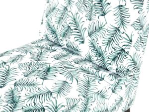 Stoel Indira Bos Groen | Nieuwe Sfeer: Stoel met groen palmbladmotief.