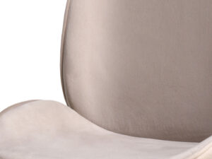 Close-up van Stoel Charlize Beige Messing van Nieuwe Sfeer