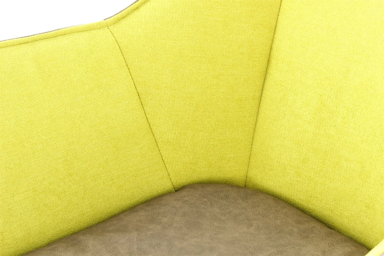 Stoel Marietta Groen Taupe detail | Nieuwe Sfeer