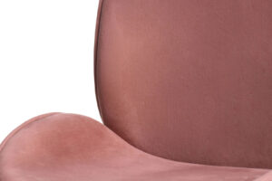 Close-up van Stoel Charlize Oudroze uit de Set van 2 van Nieuwe Sfeer.