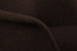 Stoel Winston Bruin Set van 2: Detailopname van de bruine stof van de stoel | Nieuwe Sfeer