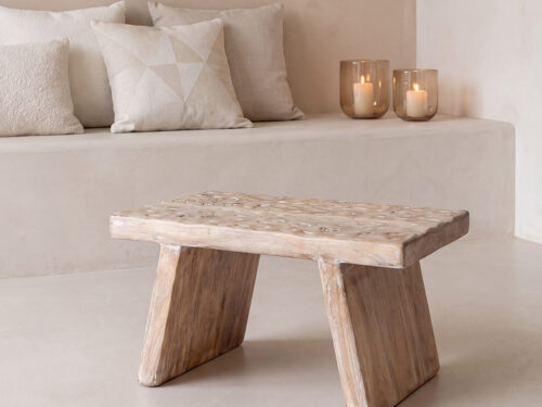 Barkruk Foostun naturel hout mangohout