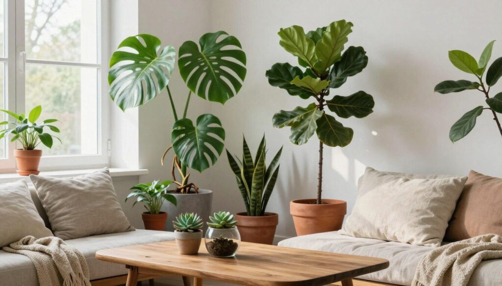 planten Scandinavisch interieur