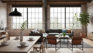 scandinavisch industrieel interieur