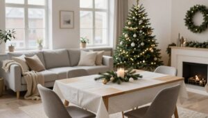 scandinavisch interieur kerst
